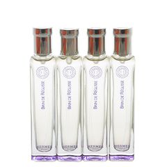 エルメス オードトワレ ブラン ドゥ レグリス BRIN DE REGLISSE 香水 15ml×4セット クリア パープル ガラス レディース HERMES【222-83955】