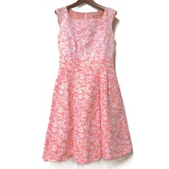 MIU MIU ノースリーブ ローズ柄 ワンピース ピンク 36 - メルカリ