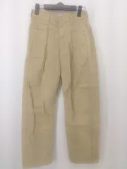 ◇ classicalelf クラシカルエルフ タック ストレート パンツ サイズL ライトベージュ系 レディース E  【1304140013425】