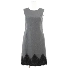 FOXEY フォクシー（40）ノースリーブドレスワンピース グレー系 【公式