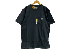 Carhartt (カーハート) Loose Fit Heavyweight S/S POCKET T-SHIRT ルーズ フィット ヘビーウェイト ポケットTシャツ K87-M 半袖 カットソー パキスタン製 M ブラック 黒 メンズ/009