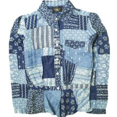 CINOH チノ 19AW 日本製 ペイズリーシャツ 19WST003 36 ネイビー