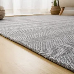 【大特価】北欧 じゅうたん ヘリンボン柄 無地調 ラグマット 幾何学模様 1.5畳 床保護 130x190cm 防音 夏 リビング 春 滑り止め カーペット オールシーズン適用 ラグ 安心素材 OIGAE グレー