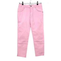 【美品】カッパ 半端丈パンツ ライトピンク 立体ロゴ  レディース M ゴルフウェア Kappa