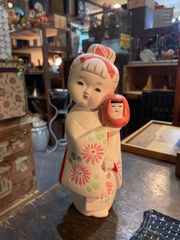 博多人形　達磨　だるま　Japanese doll hakatadoll