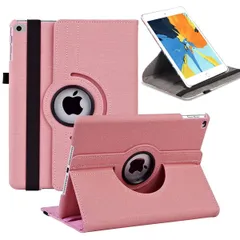ピンク iPad Mini5 ケース 2019/ iPad Mini4 ケース 7.9インチタブレットケース 軽量 手帳型 360度回転スタンド オートスリープ機能 2段階調節可能 固定バンド 脱落防止耐衝撃 耐久性 おしゃれデニム生地 (ピンク)