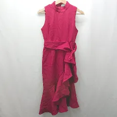 ◇ ⊂ Jasmine Grandiflorum ノースリーブ ロング ワンピース サイズS ボルドー系 レディース E  【1503060042540】のサムネイル