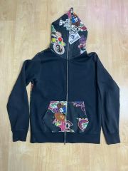 A BATHING APE(アベイシングエイプ) マルチ モチーフ プリント フルジップアップ フーディー パーカー