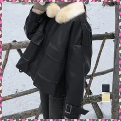 送料無料 ファーライダースジャケットフェイクレザー カッコいいブルゾンレディース もこもこ裏起毛バイクジャケット PUレザージャケット 高見え冬アウター おしゃれ暖かい上着 フライトジャケット 防寒防風 あったか 裏ボアジャケット冬