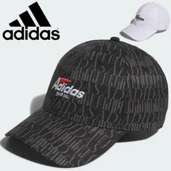 アディダス ゴルフキャップ 帽子 メンズ adidas GOLF グラフィック プリント キャップ 日差し対策 6パネル 総柄 男性 紳士用 ゴルフウェア ぼうし ロゴキャップ アクセサリー 白 黒 おしゃれ ブランド アパレル/IHS32