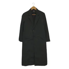 【美品】  Edition / エディション トゥモローランド | 2022AW | TEFFETA CHESTER COAT ポリエステル チェスターコート | 34 | ブラック | レディース