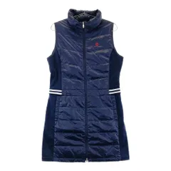 【未使用・LLサイズ】 マンシングウェア　ゴルフワンピース　ネイビー系　2024 2025年最新】マンシングウェア レディース ワンピースの人気