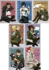 【中古】キャラカード 全7種セット オリジナルブロマイド 「進撃の巨人×サンリオキャラクターズ The 2nd Edition」