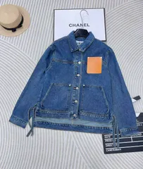 定価20万✨新品 ロエベ 高級デニムジャケット ポンチョ 近年モデル ブルー M 定価20万✨新品 ロエベ 高級デニムジャケット ポンチョ 近年