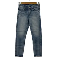 upper hights アッパーハイツ ダメージ加工デニムパンツ size21/ライトブルー