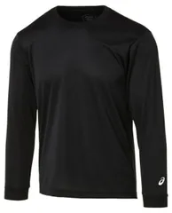 asics アシックス LS TOP Pブラツク M 2063A227 1 | スポーツ スポーツウェア バスケットボール トップス ゲームシャツ ロングスリーブ シャツ 長袖 吸汗速乾 ユニセックス スポーツ用品 グッズ ベーシック ワンポイント