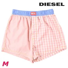 新品・未使用 ディーゼル DIESEL パンツ 下着 アンダーウエア メンズ ウエストゴム チェック柄 切替 トランクス UUBX-STARK