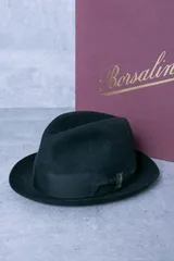 ボルサリーノセルベルト Borsalino CERVELT 赤鹿 56cmなし