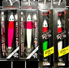 激安釣具 マルシン漁具　鉛スッテCB 20号 25号　 4本セット 鉛スッテ　イカメタル　オモリグ　オモッパー　イカ釣り　釣り