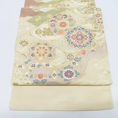 袋帯　西陣織　正絹　フォーマル　新品　未仕立て品 袋帯 未使用 正絹 フォーマル 仕立て上がり 六通 西陣織 証紙