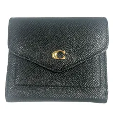 ⭐️新品未使用品✨COACH コーチブラック　合成皮革 二つ折り財布 コーチ COACH コーチ COACH 二つ折り財布 （ブラック