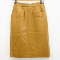 イヴ・サンローラン リヴゴーシュ YVES SAINT LAURENT フランス製 スカート カウレザー x913545iのサムネイル