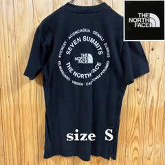 【古着】THENORTHFACE(ノースフェイス)半袖Tシャツ S 黒 バックプリント US古着