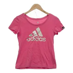 adidas アディダス Tシャツ カットソー　半袖　レディース M ピンク 20240419-0024