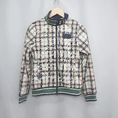 ◇ ⊆ FILA　GOLF スポーツ系　チェック柄　着回し良 長袖 ジャケット サイズM ベージュ系 メンズレディース E  【1504210005873】