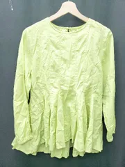 ◇ ⊂ Sonny Label サニーレーベル URBAN RESEARCH ペプラム 長袖 ブラウス サイズF グリーン系 レディース P  【1410230023325】