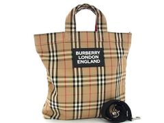 □新品□未使用□ BURBERRY バーバリー ノバチェック キャンバス  