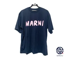 正規品新品☆MARNI☆マルニ☆花柄ロゴ コットン 半袖Tシャツ 38カラーホワイト