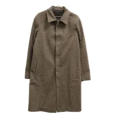 PRADA (プラダ) ウール チェック ロングコート グレー UGW386のサムネイル