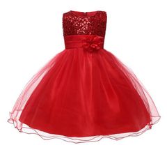 ジュニアドレス☆ティファニー極美品 レッド - メルカリ
