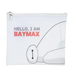 【メール便】ベイマックス コスメポーチ クリアポーチ ごろごろ ディズニー マリモクラフト フラットポーチ 小物入れ キャラクター グッズ 