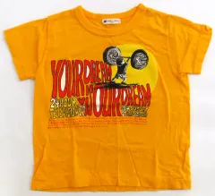 【中古】Tシャツ 大野智(嵐)デザイン チャリTシャツ オレンジ 120サイズ 「24時間テレビ 27 (2004年)」