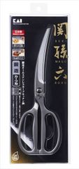 貝印 関孫六 鍛造オールステンレスカーブキッチンハサミ DH3346
