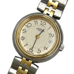エルメス プロフィール HERMES SSｘGP コンビ 腕時計 レディース クォーツ ブランド【中古】