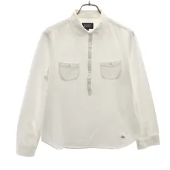 PEARLY GATES パーリーゲイツ ゴルフ 長袖 ポロシャツ 2 ホワイト レディース 古着