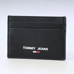 トミーヒルフィガー 高品質ヨーロッパ輸入モデル カードケース 名刺入れ TOMMY JEANS メンズ ブラック AM0AM10416 BDS BK