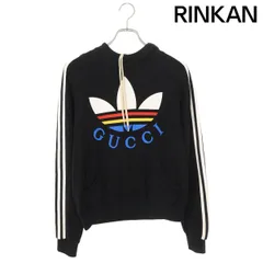 美品 グッチ アディダス コラボ パーカー ブラウン XS グッチ GUCCI アディダス adidas パーカー レディース ブランド