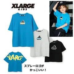 新品 エクストララージキッズXLARGE KIDS 2025年春夏 バックスプレーロゴ 半袖Tシャツ90cm X-LARGE KIDS キッズ 子供服 男の子 かっこいい