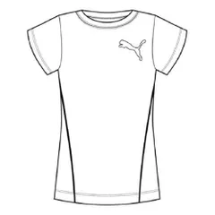 ★在庫処分★(プーマ)PUMA ロゴ 半袖Tシャツ 510254 [レディース] 02 ホワイト/ブラック S