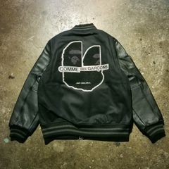 stussy ステューシー 両面刺繍ロゴ スタジャン 黒 L 美品 希少 - メルカリ