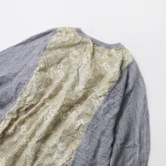 アデュートリステス ADIEU TRISTESSE 花柄プリントニットカットソー/グレー トップス 長袖 プルオーバー【2400013707084】のサムネイル