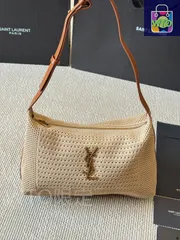 【今日特価】YSL イーエスエル オクサリス ラフィア編みバッグ 夏季必携、シンプル時尚、通勤日常百搭