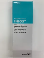 新品未開封 INIOS+ デオドラントクリーム 45g イニオスプラス イニオスプラス 45g デオドラントクリーム 制汗剤 INIOS+ 医薬部外品