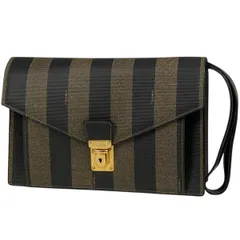 美品　FENDI✨フェンディ　ペカン柄　クラッチバッグ　セカンドバッグ フェンディ(FENDI)フェンディ クラッチバッグ セカンドバッグ