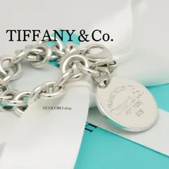 【美品】ティファニー TIFFANY&Co. リターントゥ ティファニー ラウンド タグ チェーン ブレスレット AG925