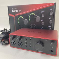 《アウトレット》Focusrite オーディオ インターフェイス Scarlett 4i4 4th Gen フォーカスライト DTM